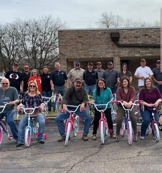 Bikes for Angels delivering bicycles for local children